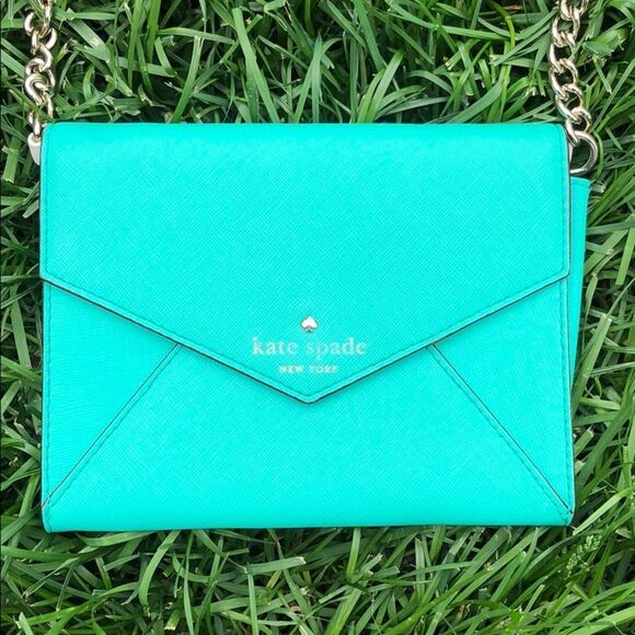 Kate Spade Mini Mint Envelope Style Crossbody Bag - Picture 2 of 5